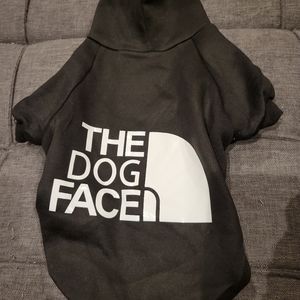 The Dog Face dog hoodie size medium